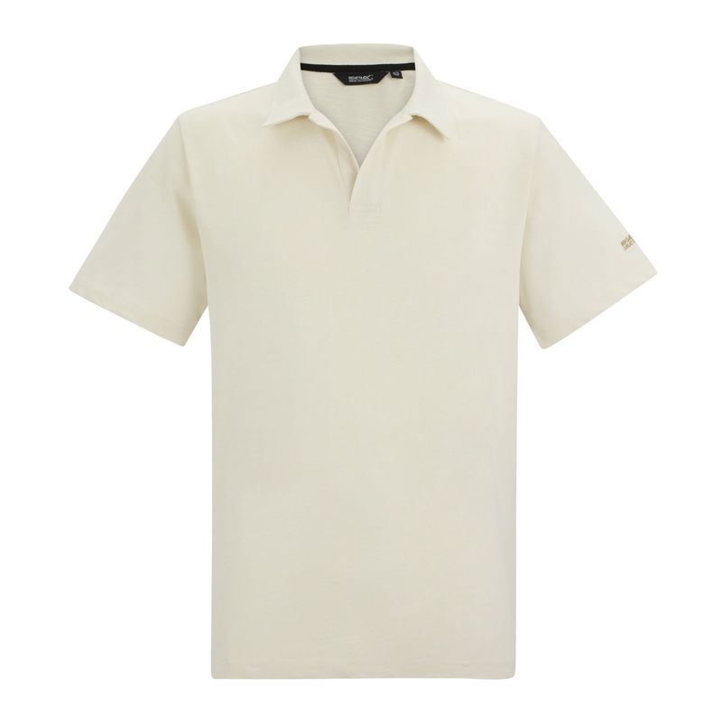 Regatta Mens Hadvo Polo Shirt  White Stone